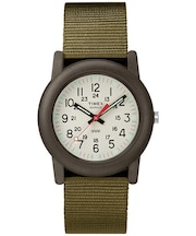 タイメックス Camper キャンパー 34mm 日本限定モデル TW2P59800 メンズ レディース 腕時計 クオーツ 電池式 ナイロンバンド カーキ グリーン