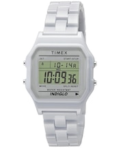 TIMEX タイメックス クラシックタイルコレクション 限定モデル TW2V20100 メンズ 腕時計 電池式 クオーツ デジタル 樹脂バンド ホワイト