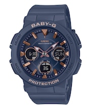 BABY-G BGA-2510-2AJF レディース 腕時計 電波 ソーラー アナデジ ネイビー ウレタン 反転液晶 国内正規品