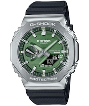 G-SHOCK メタルカバード 2100 GBM-2100A-1A3JF メンズ 腕時計 ソーラー Bluetooth オクタゴン アナデジ 樹脂バンド グリーン 国内正規品 カシオ 八角形