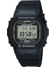 G-SHOCK 5600シリーズ GW-5000U-1JF メンズ 腕時計 電波ソーラー デジタル 樹脂バンド スクリューバック ブラック 日本製 国内正規品 カシオ