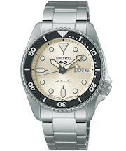 セイコー5 スポーツ SKX スポーツ スタイル ミッドサイズモデル SBSA227 メンズ 腕時計 メカニカル 自動巻き オフホワイトダイヤル メタルバンド 日本製