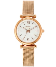 FOSSIL フォッシル CARLIE MINI カーリー ミニ ES4433 レディース 腕時計 クオーツ 電池式 アナログ メッシュベルト ゴールド 国内正規品