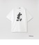 【ミッキーマウス / LOVELESS限定】プリントTシャツ(フロントシルエットスタイル)