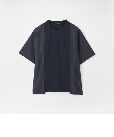 ストライプブロッキングTシャツ