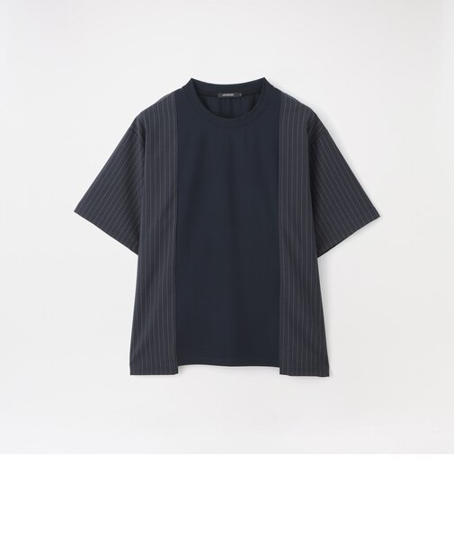 ストライプブロッキングTシャツ