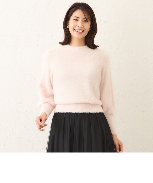 フェザーモール　ホールガーメントニット