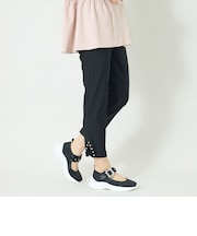 サイドスリット リボンモチーフ パンツ