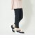サイドスリット リボンモチーフ パンツ