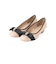 リボンウエッジ パンプス