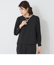 デュアルストレッチバックレース ブラウス