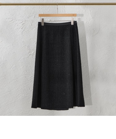 【ATELIER COLLECTION】 スパンコールツイードスカート