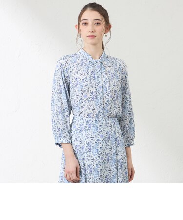 【LIBERTY】BOTANIST'S JOURNEY タックブラウス