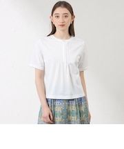 【接触冷感・UV対策】Blousey フロントレース プルオーバー