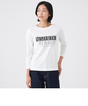 【ウォッシャブル】コーコランバイオスムースプリントTシャツ