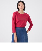 【ウォッシャブル】コーコランバイオスムースプリントTシャツ