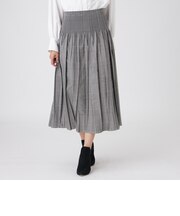 【Signature Style】【ウォッシャブル】千鳥/グレンチェックJQスカート