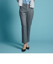 【ウォッシャブル】30/2ブラッシュドツイルテーパードパンツ