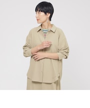 【接触冷感】【吸水速乾】【UV対策】【ウォッシャブル】kireriシャツブラウス