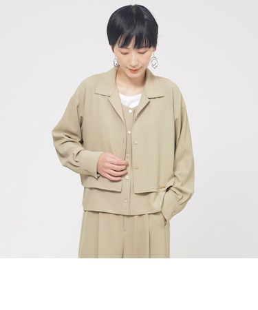 【接触冷感】【吸水速乾】【UV対策】【ウォッシャブル】kireriレイヤードシャツ