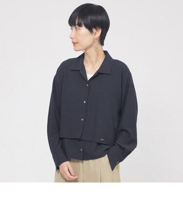 【接触冷感】【吸水速乾】【UV対策】【ウォッシャブル】kireriレイヤードシャツ