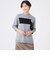【SANYO Style EDITION掲載】【ウォッシャブル】ブロッキングウールニットプルオーバー
