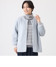 【ウォッシャブル】テディファーカーディガン