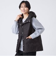 【ウォッシャブル・カタログ掲載】エアリータフタダウンジレ