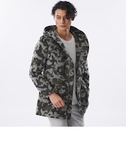 【PRIMA COLLECTION】カモフラフーデッドコート