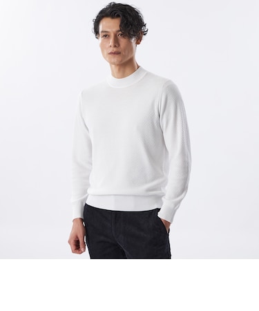 *Safari11月号掲載*ミニマルモックネックニット