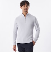 【WEB&一部店舗限定】ハーフジップニット