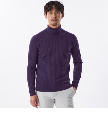 【WEB&一部店舗限定】ソフトウールタートルネックニット