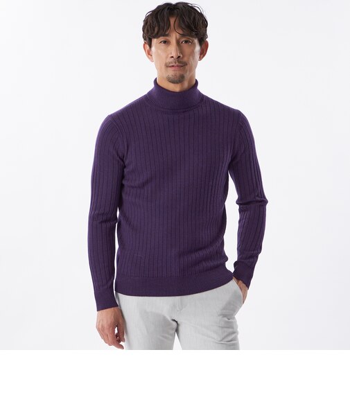 【WEB&一部店舗限定】ソフトウールタートルネックニット