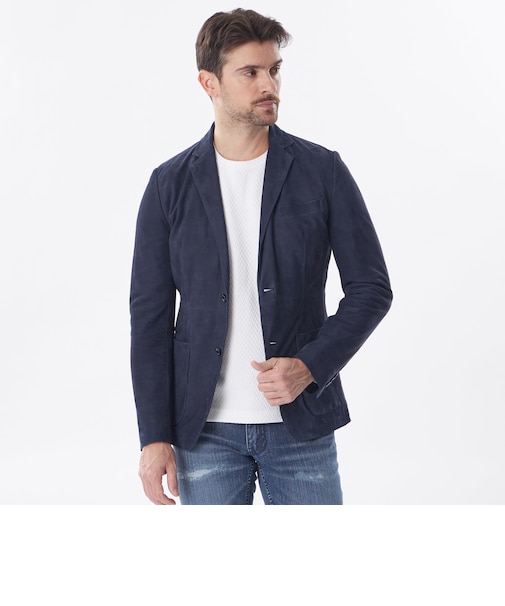 【PRIMA COLLECTION】カーフヌバックレザージャケット
