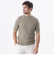 【PRIMA COLLECTION】シルクモックネックニット