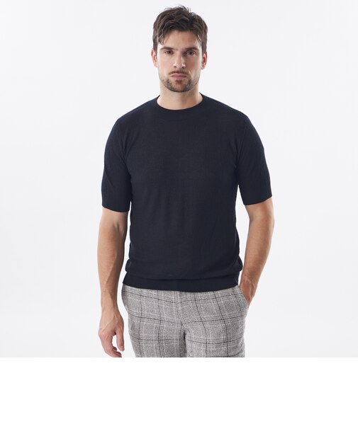 【PRIMA COLLECTION】シルクモックネックニット