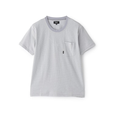 凹凸ジャカードクルーネックTシャツ