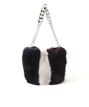 【a point etc】マルチカラーエコファーバッグ《WEB&EPOCA THE SHOP店舗限定》