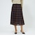 【EPOCA STORIA】オンブレーチェックスカート 《WEB＆EPOCA THE SHOP店舗限定》