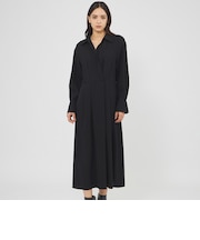 ウールビエラ カシュクールシャツドレス