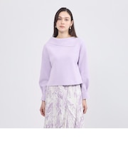 【La maglia】 アシンメトリーカラーニット