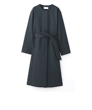 【EPOCA STORIA】ノーカラーツイルコート《WEB＆EPOCA THE SHOP店舗限定》