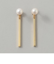 【AYUS】アコヤパールゴールドバーピアス《WEB&EPOCA THE SHOP店舗限定》