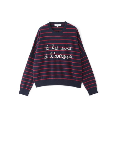 【MAISON LABICHE】カシミヤボーダーニット《WEB＆EPOCA THE SHOP店舗限定》