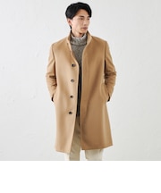 <Rain Wool>スタンドカラーコート