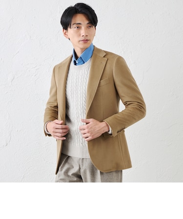 ウールカシミヤジベリンジャケット