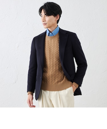 ウールカシミヤジベリンジャケット
