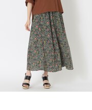リバティプリントフレアシルエットスカート