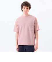 ニットコンビTシャツ ケーブルニット×ブロード