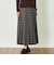 GREY LABEL チェックプリーツスカート